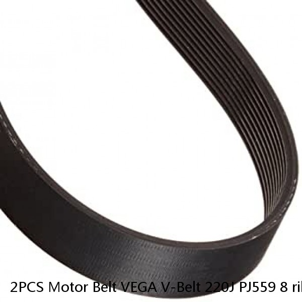 2PCS Motor Belt VEGA V-Belt 220J PJ559 8 ribs Machine Transmission Rubber Belt #1 small image