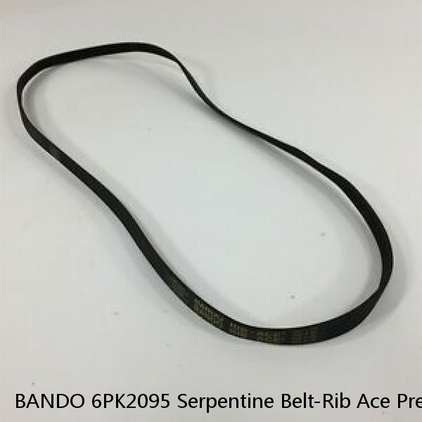 BANDO 6PK2095 Serpentine Belt-Rib Ace Precision Engineered V-Ribbed Belt  #1 small image