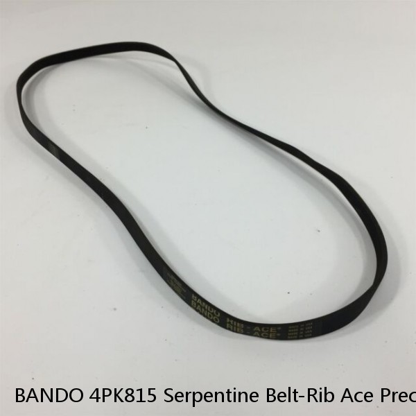 BANDO 4PK815 Serpentine Belt-Rib Ace Precision Engineered V-Ribbed Belt  #1 small image