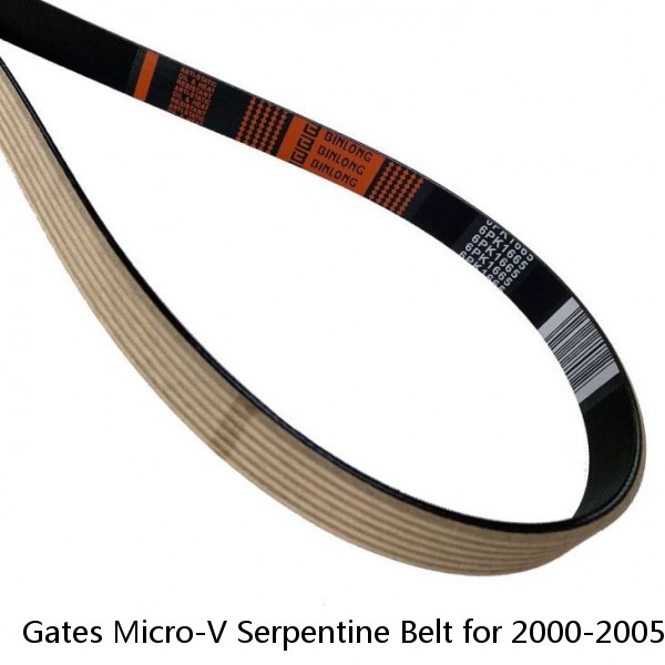 Gates Micro-V Serpentine Belt for 2000-2005 Buick LeSabre 3.8L V6 Accessory cc #1 image